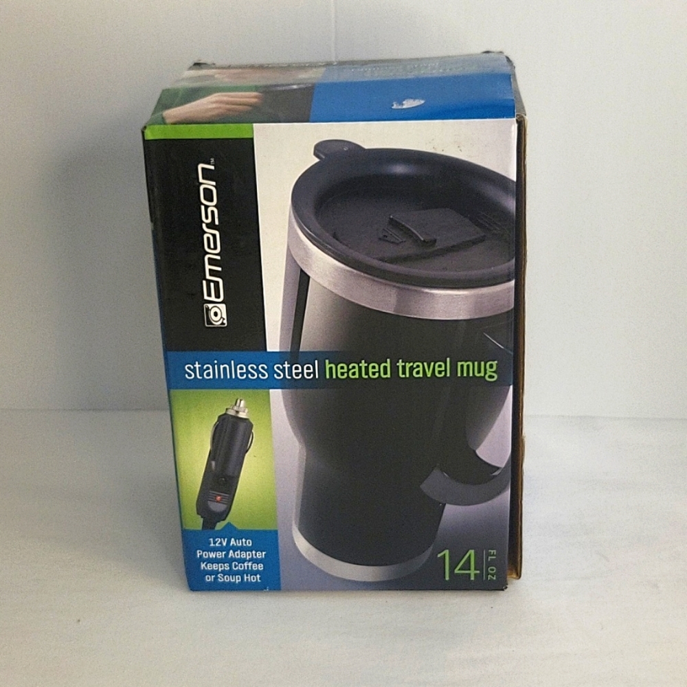 Heated travel mug